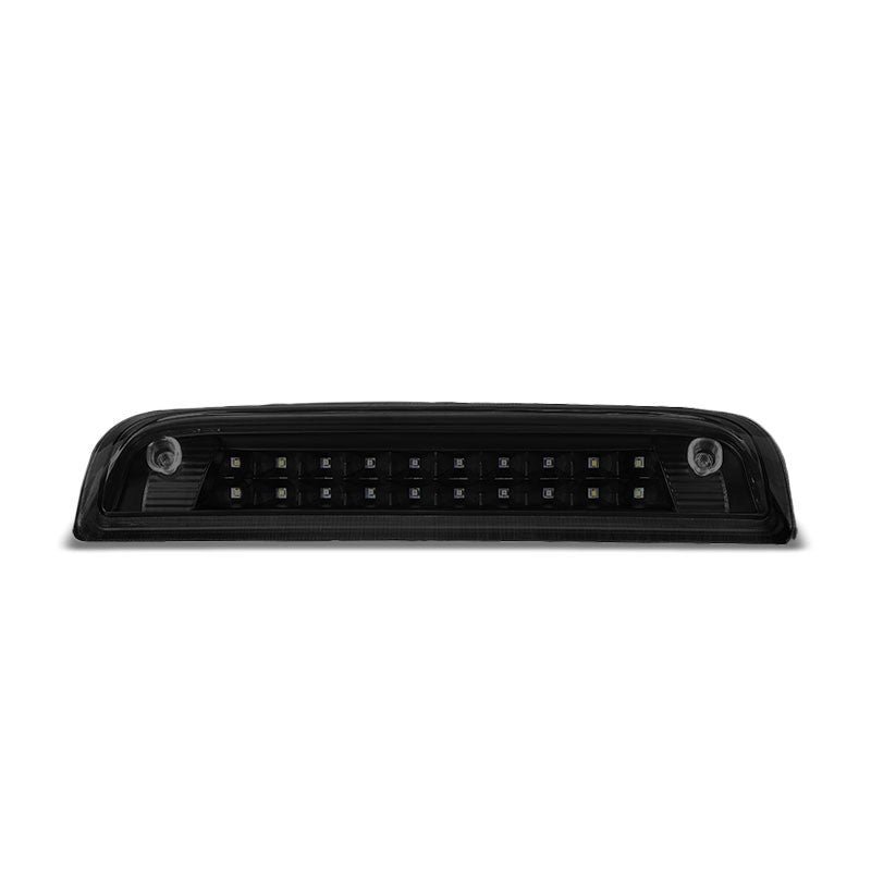 Black Housing Smoked Lens LED Cargo+Third Brake Light For 14-20 Silverado/Sierra