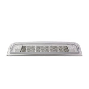 Chrome Housing Clear Lens LED Cargo+Third Brake Light For 14-20 Silverado/Sierra