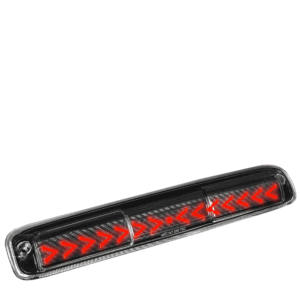 [Sequential Arrow LED] Carbon/Clear Len Third Brake Light For 99-06 Silverado HD