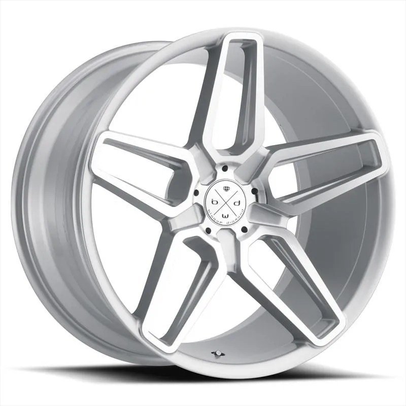 Blaque Diamond BD-17 Silver w/ Machined Face