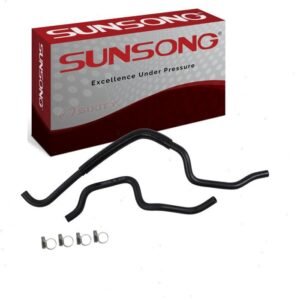 Sunsong Inlet and Outlet Oil Cooler Hose Assembly for 1997-2001 Dodge Grand Caravan