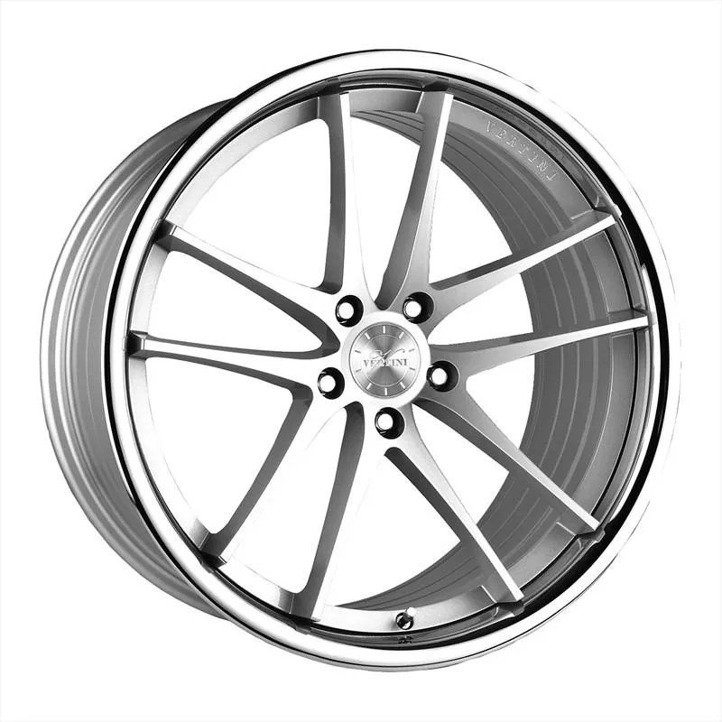 Vertini RFS1.5 Brushed Silver w/ Chrome Lip
