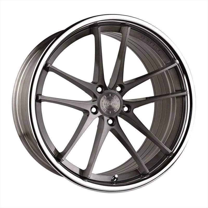Vertini RFS1.5 Brushed Titanium w/ Chrome Lip