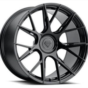 Blaque Diamond BD-F18 Gloss Black (Flow-Forged)