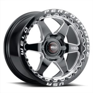 Weld Ventura 6 Beadlock Black Machined