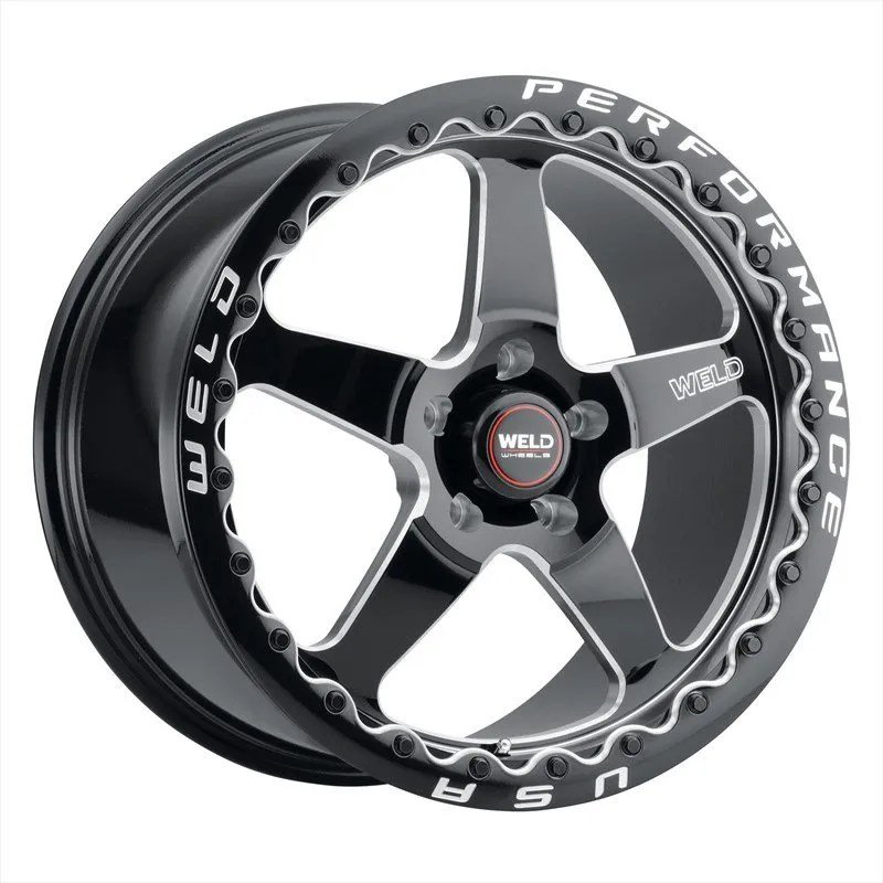 Weld Ventura 5 Beadlock Black Machined