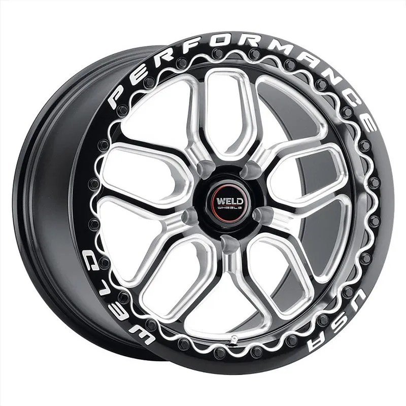 Weld Laguna Beadlock Gloss Black Milled