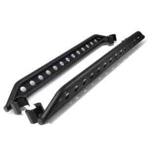 (Steel Girder T2 Black) Running Board Nerf Bar For 07-18 Jeep Wrangler 4-Door (JK)
