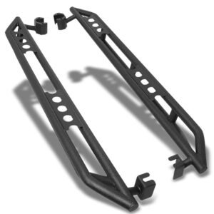 (73″ Steel Girder Black) Running Board Nerf Bar For 18+ Jeep Wrangler 4DR Unlimited JL