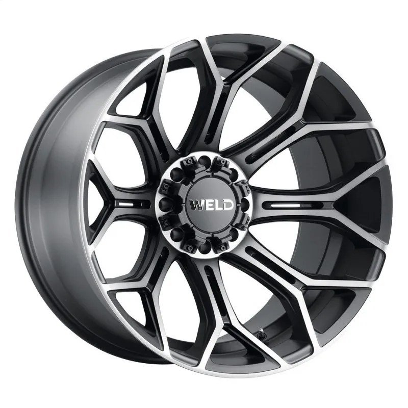 Weld Gradient Satin Black Machined