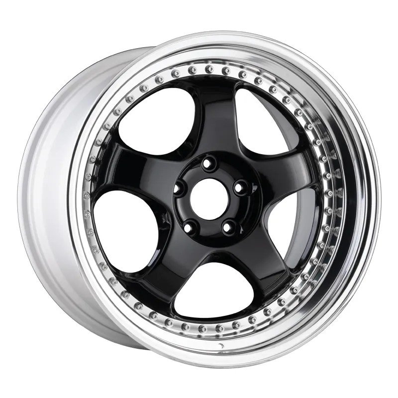 Work Meister S1 3P Gloss Black Polished Lip 19×9 / 11
