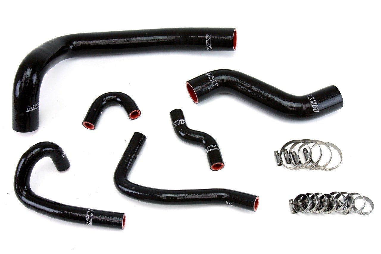 HPS Black Silicone Radiator + Heater Hose Kit For 93-95 Mazda RX-7