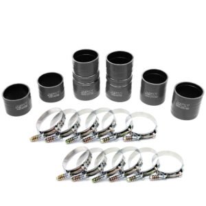 HPS Black 4-Ply Intercooler Hose Kit For 99-03 Ford F250/F350/F450 SD 7.3 Diesel