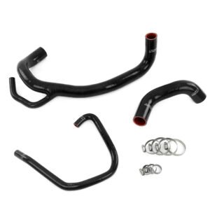 HPS Black Silicone Radiator Hose Coolant Kit For 12-14 300/Challenger/Charger SRT8 6.4L V8