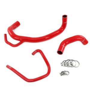 HPS Red Silicone Radiator Hose Coolant Kit For 12-14 300/Challenger/Charger SRT8 6.4L V8