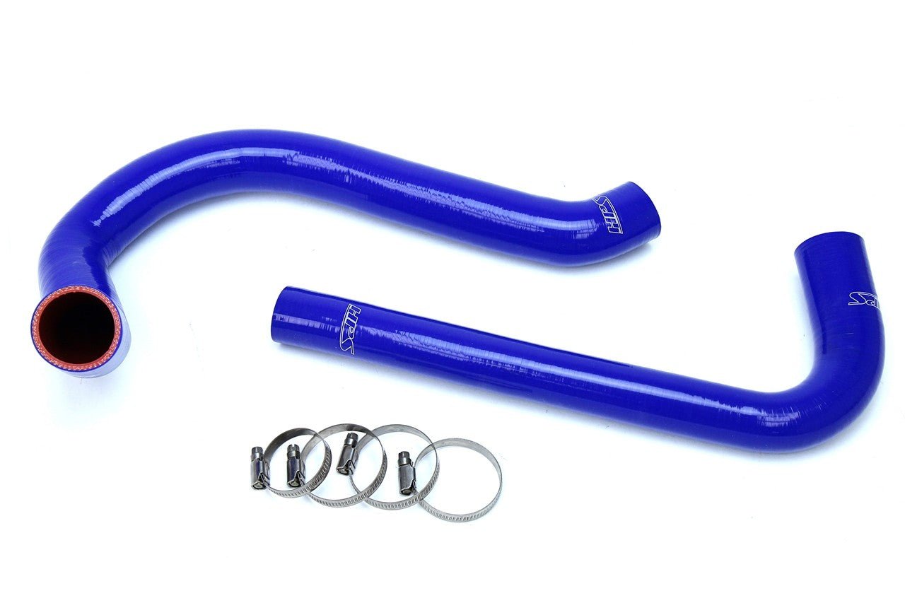 HPS Blue Reinforced Silicone Radiator Hose Kit For Jeep 87-95 Wrangler YJ 2.5L