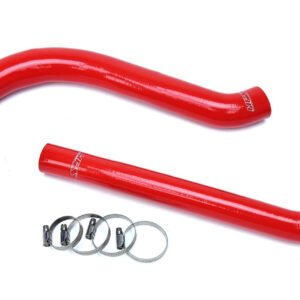 HPS Red Reinforced Silicone Radiator Hose Kit For Jeep 87-95 Wrangler YJ 2.5L