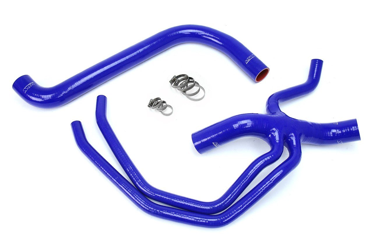 HPS Blue Silicone Radiator Hose Kit For 99-03 Ford F-150 Lightning Trim 5.4L V8