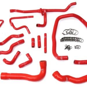 HPS Red Silicone Radiator + Heater Hose Kit For 96-99 BMW M3 Left Hand Drive ONLY (E36)