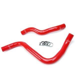 HPS Red Reinforced Silicone Radiator Hose Kit For 03-07 Honda Accord 3.0L V6