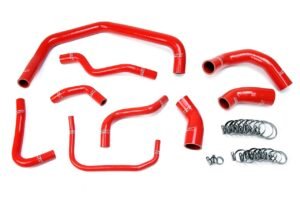 HPS Red Silicone Radiator Hose Kit For 03-04 Ford Mustang SVT Cobra 4.6L V8 Supercharged