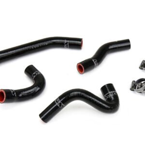HPS Black 3-Ply Silicone Radiator Coolant Hose Kit For 18-19 Husqvarna Svartpilen Vitpilen 401/18-19 KTM Duke 390