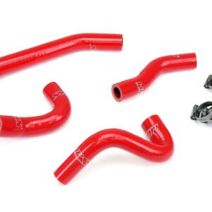HPS Red 3-Ply Silicone Radiator Coolant Hose Kit For 18-19 Husqvarna Svartpilen Vitpilen 401/18-19 KTM Duke 390