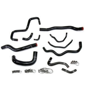 HPS Black Silicone Radiator+Oil Cooler+Ancillary Hose Kit For 06-07 Mazda Mazdaspeed 6 2.3L Turbo