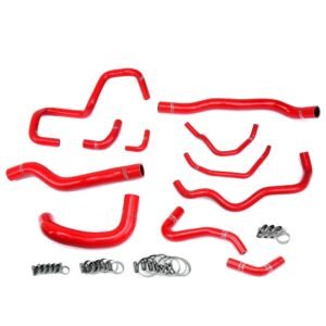 HPS Red Silicone Radiator+Oil Cooler+Ancillary Hose Kit For 06-07 Mazda Mazdaspeed 6 2.3L Turbo