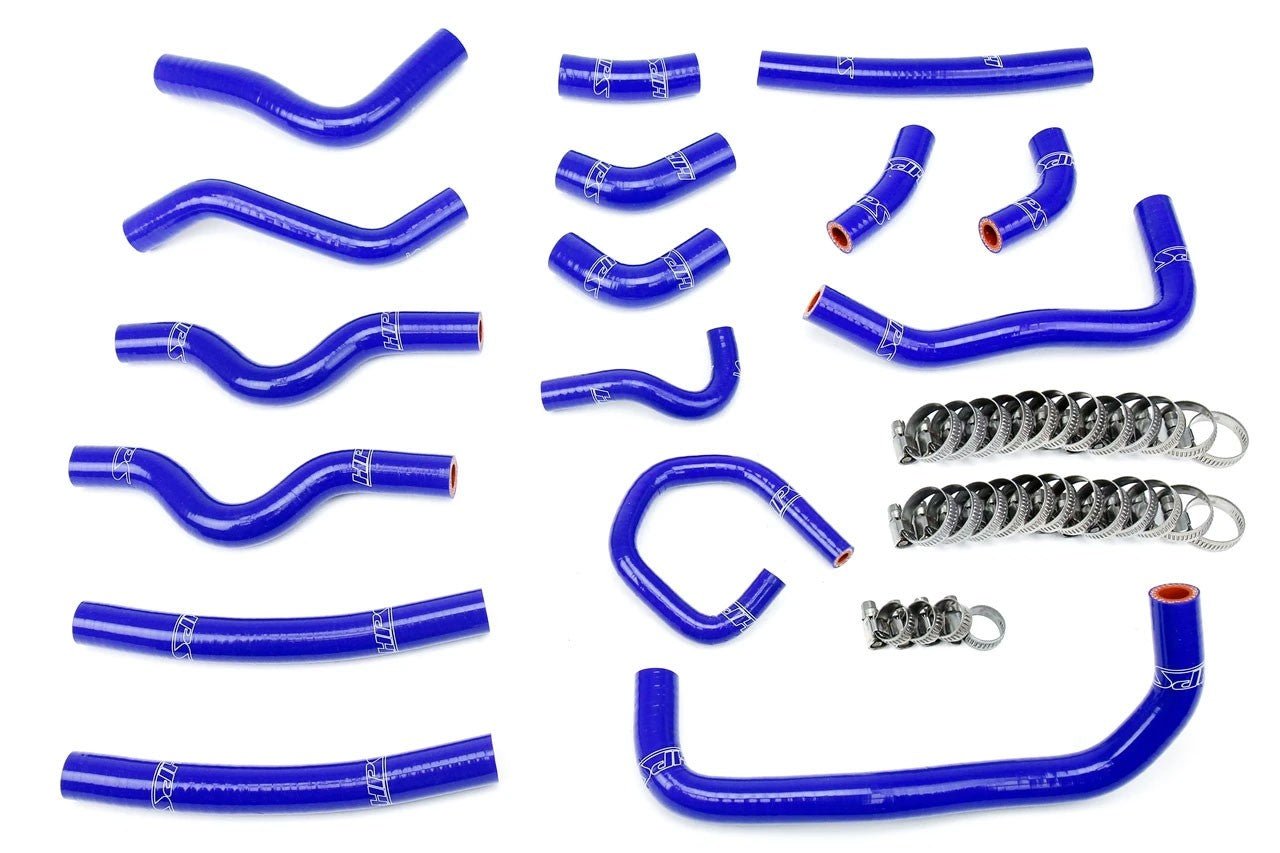 HPS Blue Reinforced Silicone Heater Hose Kit For 98-02 LX470/Land Cruiser J100
