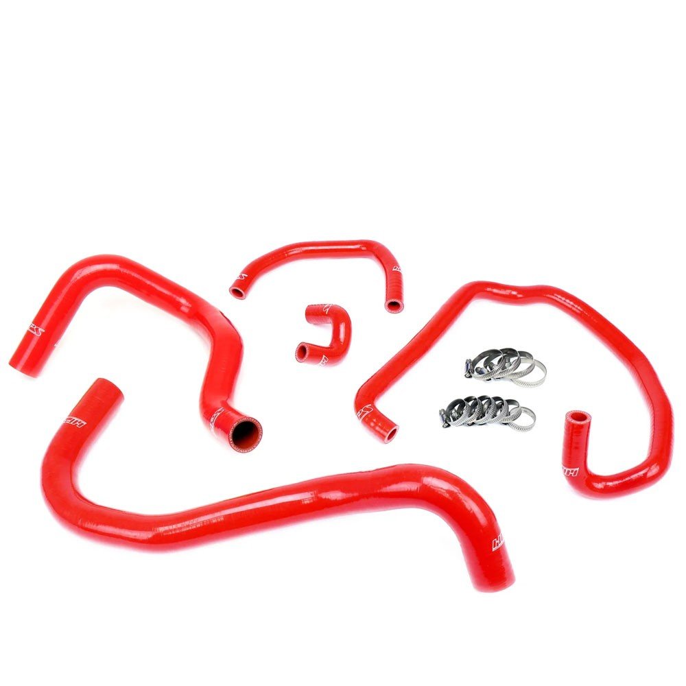 HPS Red Silicone Radiator + Heater Coolant Hose Kit For 95-04 Toyota Tacoma 2.7L 4Cyl