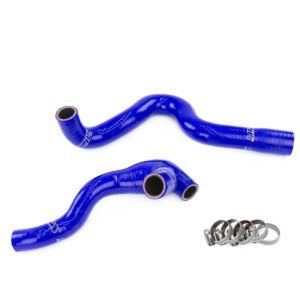 HPS Blue Silicone Breather+Bypass Valve Hose Kit For 03-06 TT Golf 1.8T AWP MK4