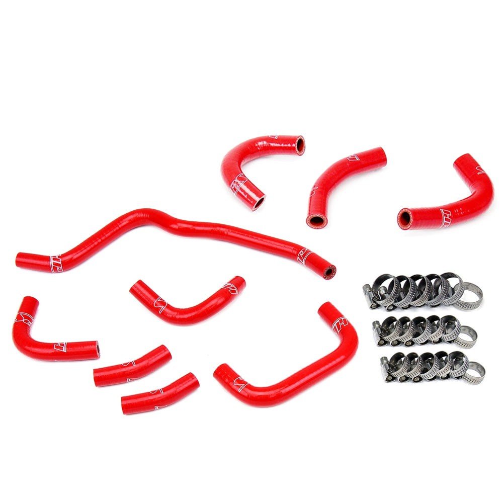 HPS Red 3-Ply Oil Cooler+Throttle Body Hose kit For 00-05 S2000 2.0L F20C AP1