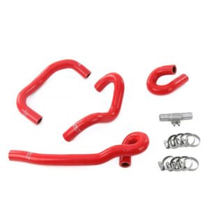 HPS Red Silicone Heater Hose Kit For 95-98 Nissan Skyline GTR R33 RB26DETT