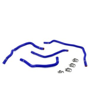 HPS Blue Silicone Heater And Expansion Tank Coolant Hose Kit For 08-15 Scion xB 2.4L