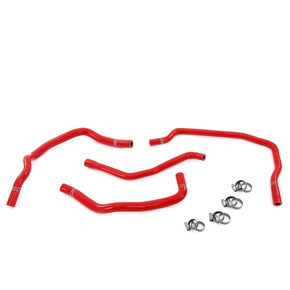 HPS Red Silicone Heater And Expansion Tank Coolant Hose Kit For 08-15 Scion xB 2.4L