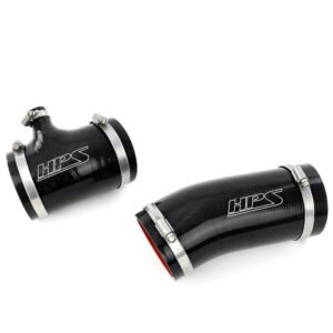 HPS Black Silicone Intake Hose Kit For 91-92 Toyota Land Cruiser FJ80 4.0L 3F-E