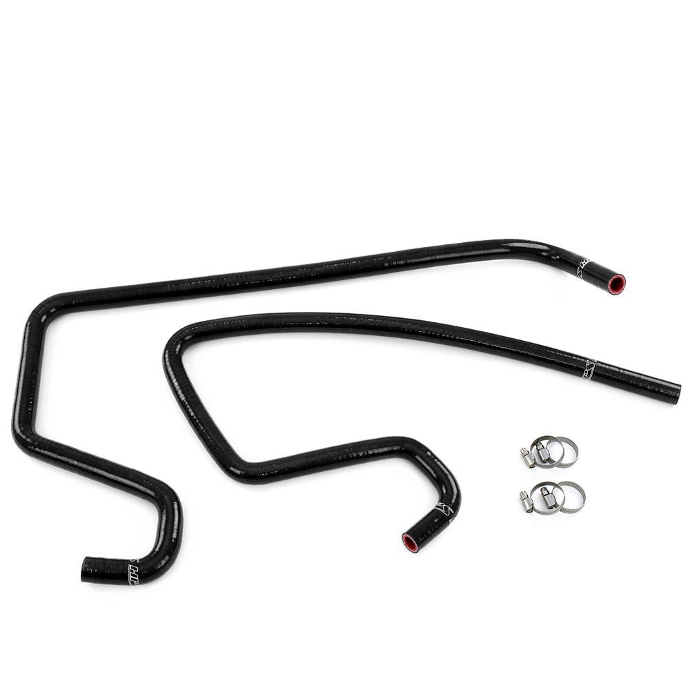 HPS Black Silicone Heater Hose Kit For 99-01 Jeep Cherokee 4.0L (XJ) Right Hand Drive