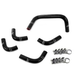 HPS Black Silicone Breather Hose Kit For 95-98 Nissan Skyline GTR R33 RB26DETT