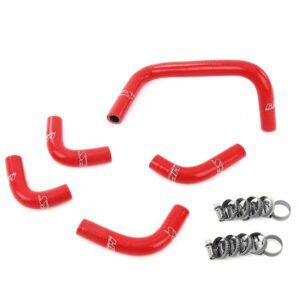 HPS Red Silicone Breather Hose Kit For 95-98 Nissan Skyline GTR R33 RB26DETT