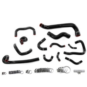 HPS Black Silicone Radiator+Heater+Ancillary Hose Kit For 95-98 Nissan Skyline GTR R33 RB26DETT