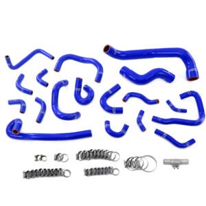 HPS Blue Silicone Radiator+Heater+Ancillary+Breather Hose Kit For 95-98 Nissan Skyline GTR R33 RB26DETT