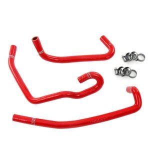 HPS Red Silicone Heater Hose Coolant Kit For 00-04 Toyota Tundra 3.4L (XK30 RWD/XK40 4WD 1st Gen)