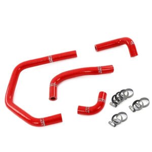 HPS Red Silicone Heater Hose Kit For 93-02 Toyota Supra RHD 3.0L Non Turbo 2JZ-GE (JDM MK4)