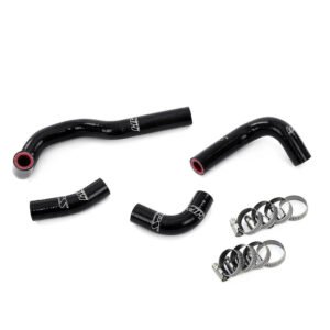 HPS Black Silicone Heater Hose Kit For 93-02 Toyota Supra RHD 3.0L Turbo 2JZ-GTE (JDM MK4)