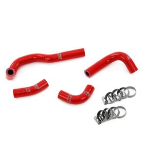 HPS Red Silicone Heater Hose Kit For 93-02 Toyota Supra RHD 3.0L Turbo 2JZ-GTE (JDM MK4)