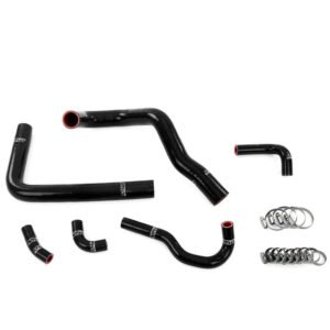 HPS Black Silicone Radiator And Heater Coolant Hose Kit For 93-02 Toyota Supra RHD 3.0L Turbo 2JZ-GTE JDM Non VVT-i
