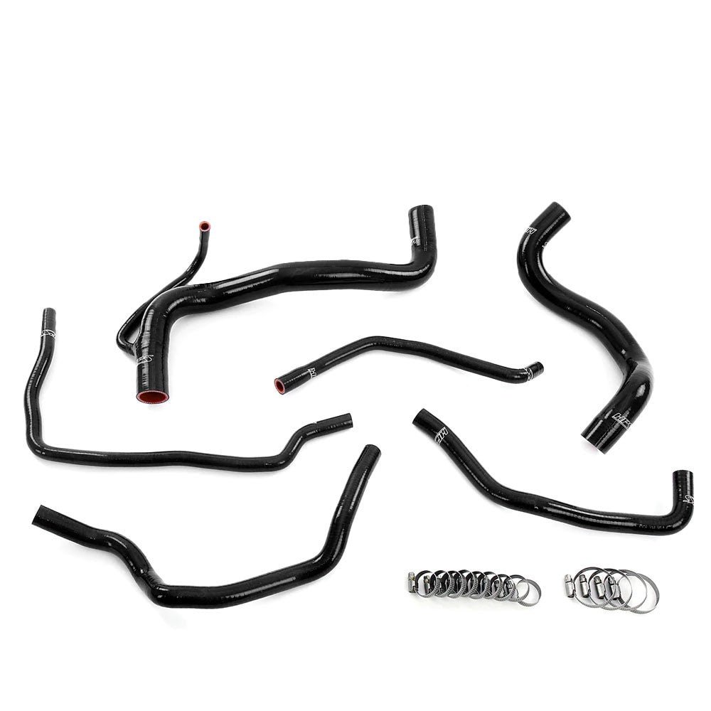 HPS Black Silicone Radiator, Heater, And Expansion Tank Coolant Hose Kit For 08-15 Scion xB 2.4L