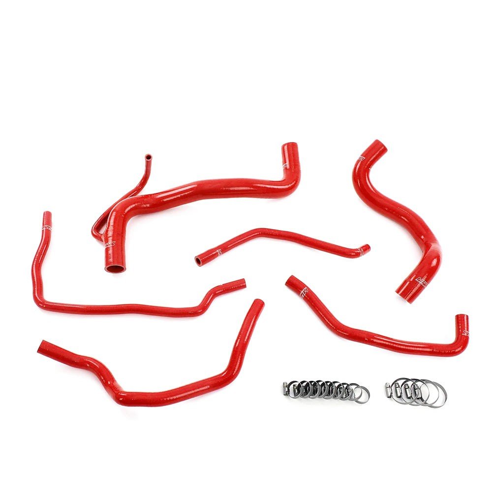 HPS Red Silicone Radiator, Heater, And Expansion Tank Coolant Hose Kit For 08-15 Scion xB 2.4L