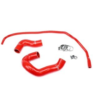 HPS Red 3-Ply Silicone Radiator Hose Kit For BMW 08-10 135i E88 E82/07-13 335i E90/E92/E93 3.0L Turbo N54 N55